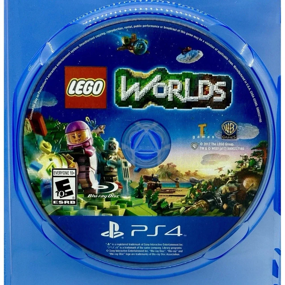 Lego Worlds PS4 Disc Sony PlayStation‎ 4 Disc Only Tested